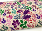 Preview: Viskose- Webware - in full bloom - by Emjo Design - natur